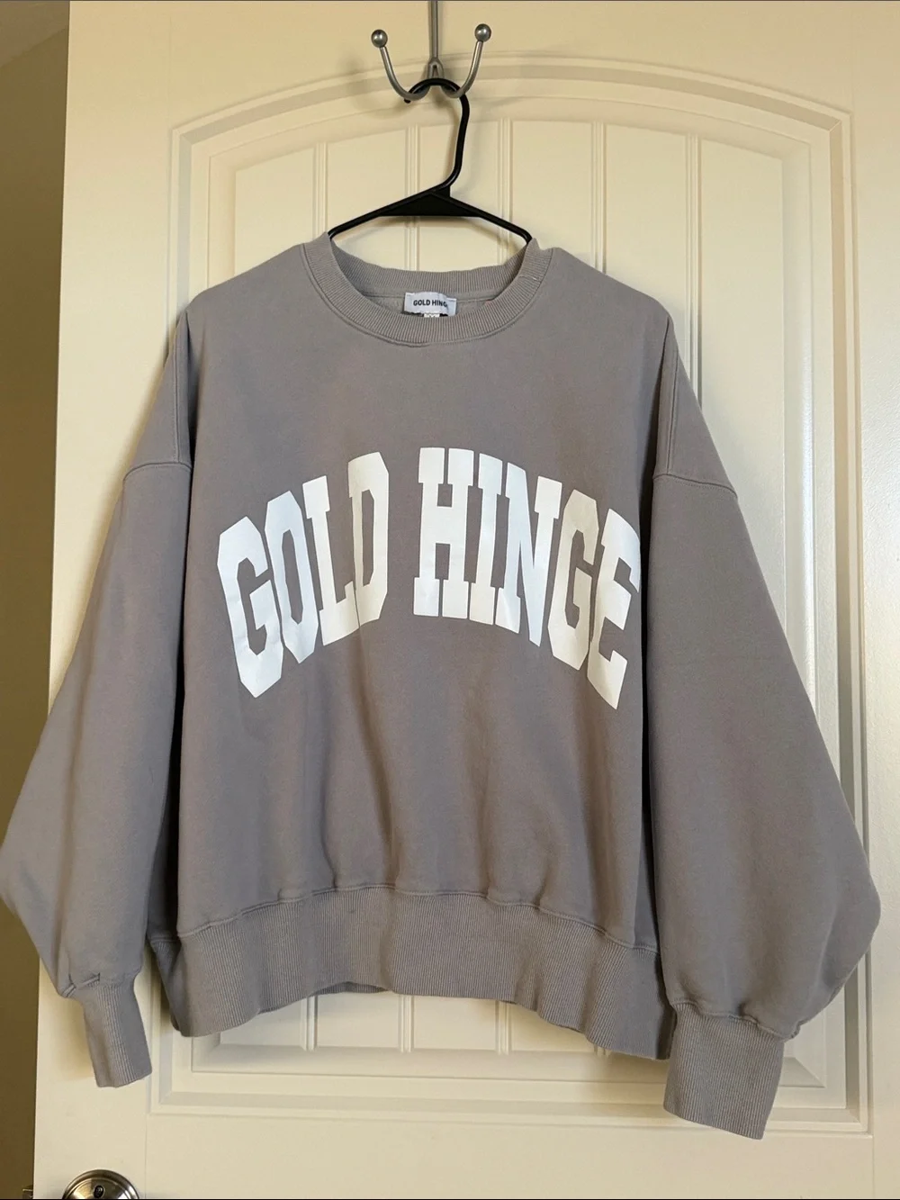 Gold Hinge LIGHT GREY GH WIDE ARM SWEATSHIRT - Picture 5 of 14